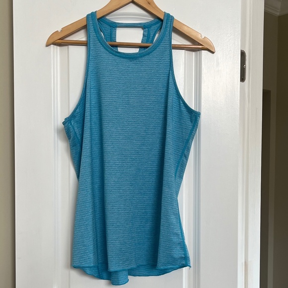 MANDUKA Women’s Yoga Athletic Tank Top Size Large. Blue. Loose Fit. NWOT - Picture 1 of 7